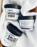 Group of three 100ml Demi Jars of body butter half size by El3ments