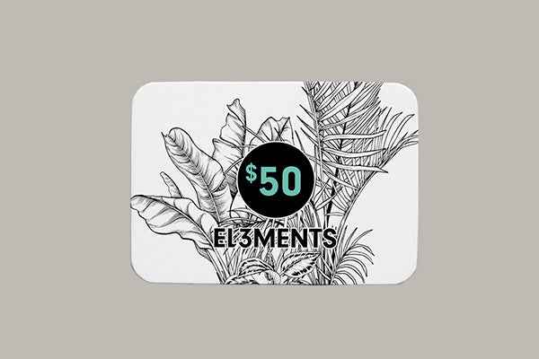 El3ments Skincare gift card 50