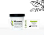 Moisture-riser whipped body butter jar level 1 ingredients label on white background