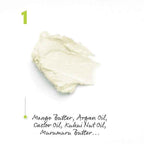whipped body butter texture  level 1 Moisture-Riser with ingredients description